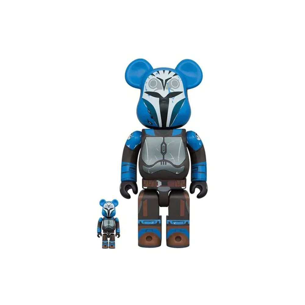 100% & 400% Bearbrick sæt - Bo-Katan-kryze (The Mandalorian Ver.)