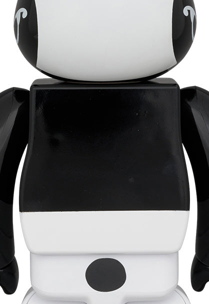 400% Bearbrick - Puffo (Nero)