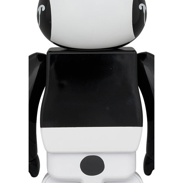 400% Bearbrick - Puffo (Nero)