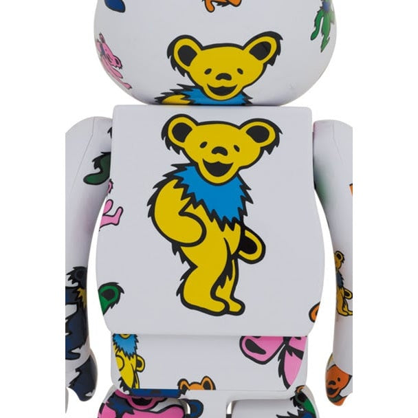 Bearbrick 1000% - Grateful Dead (Dancing Bears Pattern)