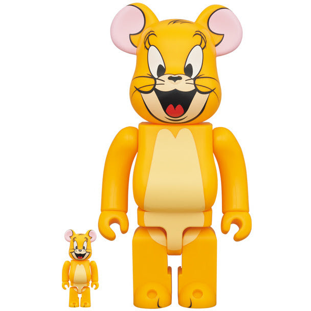 Set Bearbrick 400% & 100% - Jerry Colore Classico (Tom & Jerry)