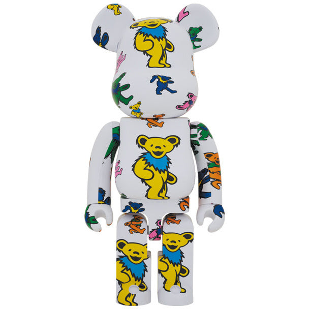 Set Bearbrick 400% & 100% - Grateful Dead (Dancing Bears Pattern)