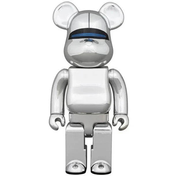 400% Bearbrick - Hajime Sorayama Robot (Blue Lights ed.)-Medicom Toy-Bearbrick