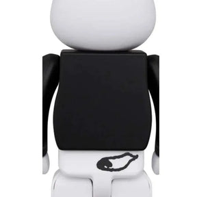 400% & 100% Bearbrick Sæt - Snoopy White Sox (MLB x Peanuts)
