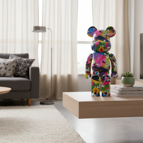 400% & 100% Bearbrick sæt - Tomokazu Matsuyama - Peanuts
