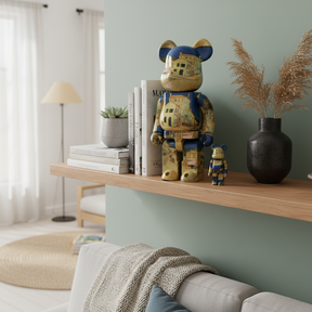 100% & 400% Bearbrick set - Van Gogh - The Yellow House
