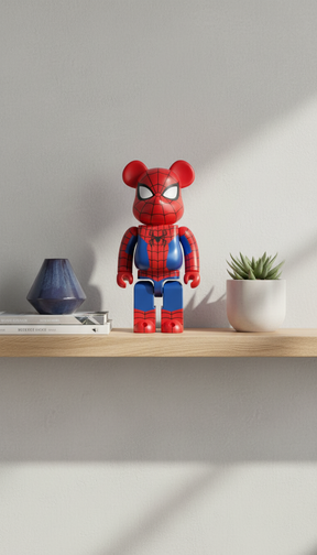 100% & 400% Bearbrick - Spider-Man (FINAL SUIT)