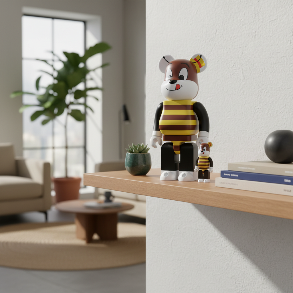 400% & 100% Bearbrick sæt – Kellogg's (Honey)