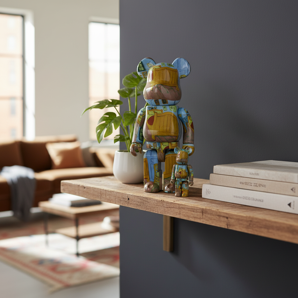400% & 100% Bearbrick set – Van Gogh (The Bedroom)