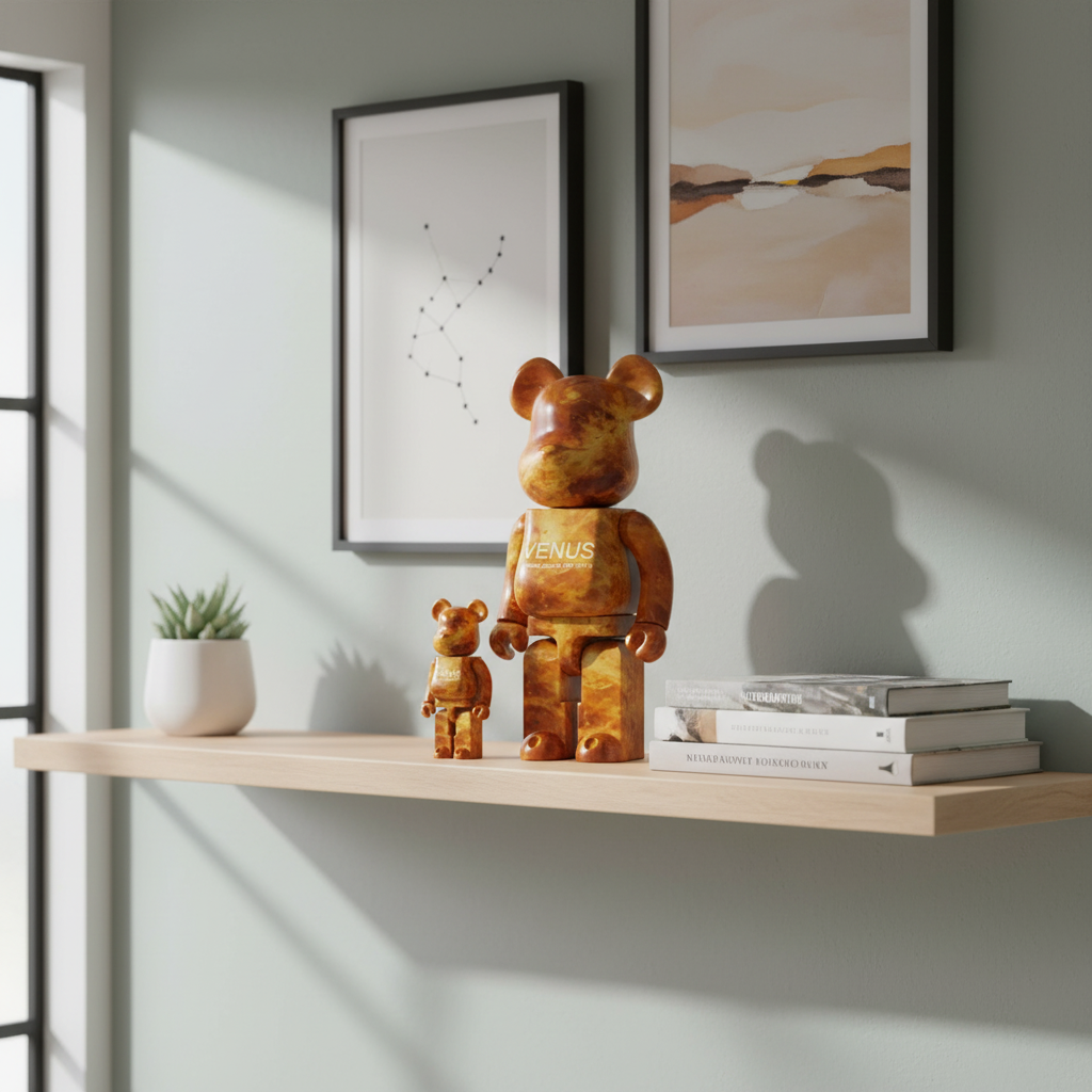 400% & 100% Bearbrick - Venus (NASA x Davinci+ Exploration)