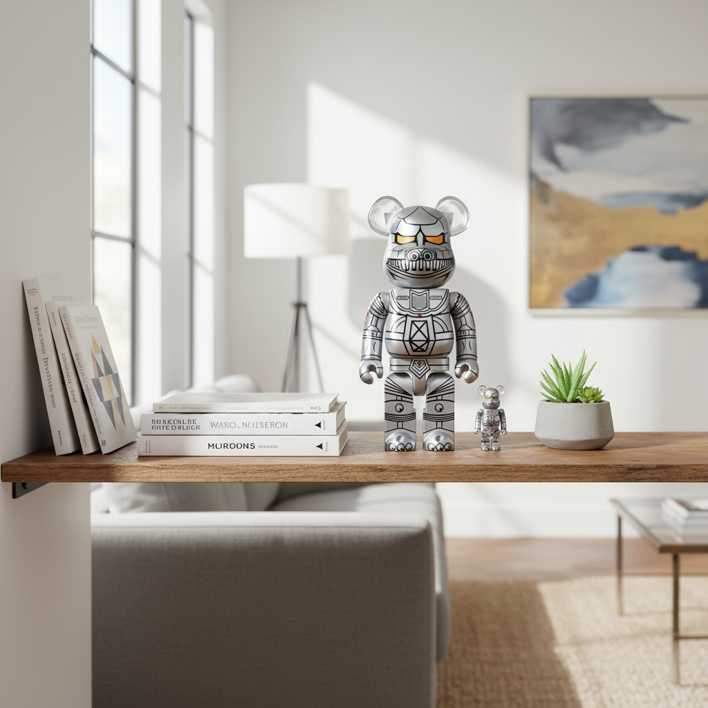400% & 100% Bearbrick sæt - Mechagodzilla (1974)
