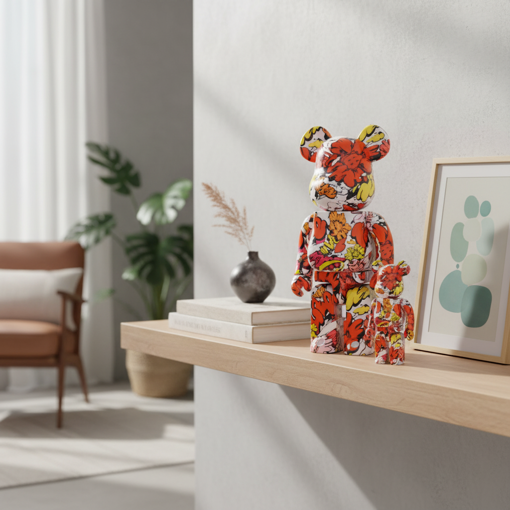 400% & 100% Bearbrick sæt - Shun Sudo