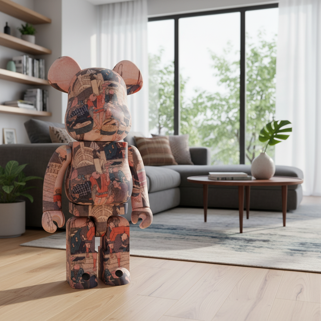 1000% Bearbrick - ''The 53 Stations" (Utagawa Kuniyoshi)