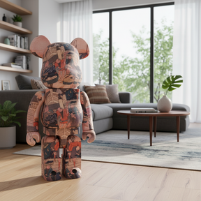 1000% Bearbrick - ''The 53 Stations" (Utagawa Kuniyoshi)