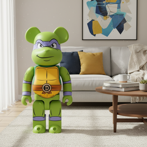 1000% Bearbrick - Donatello (Teenage Mutant Ninja Turtles)