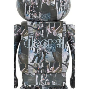 400% & 100% Bearbrick sæt - Strange Days (The Doors)-Medicom Toy-Bearbrick