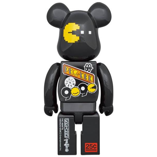 1000% Bearbrick - Pac Man x Grafflex (9090 x S.H.I.P & Crew), 