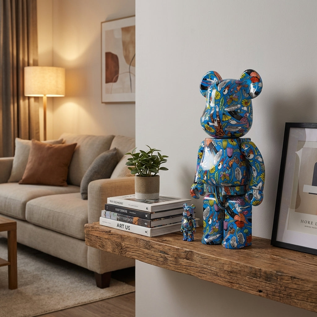 400% & 100% Bearbrick Set – Steven Harrington - Magic Hour-Medicom Toy-Bearbrick