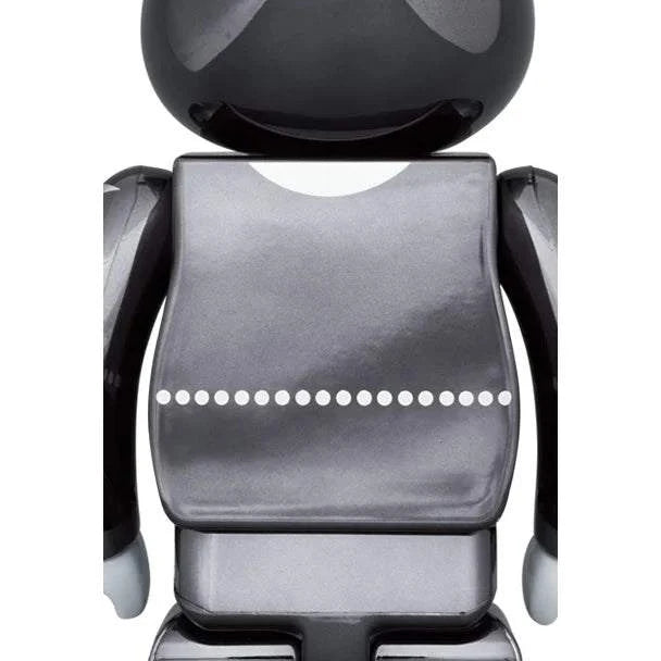 400% & 100% Bearbrick sæt - KISS Demon (Chrome ed.)-Medicom Toy-Bearbrick