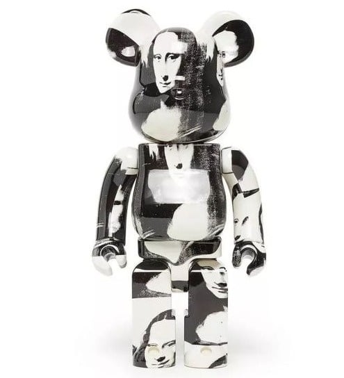 Bearbrick 1000% - Andy Warhol (Double Mona Lisa)