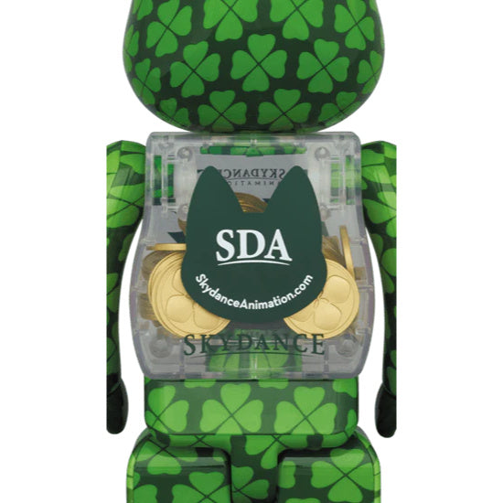 400% & 100% Bearbrick set - LUCK (Skydance Animation)