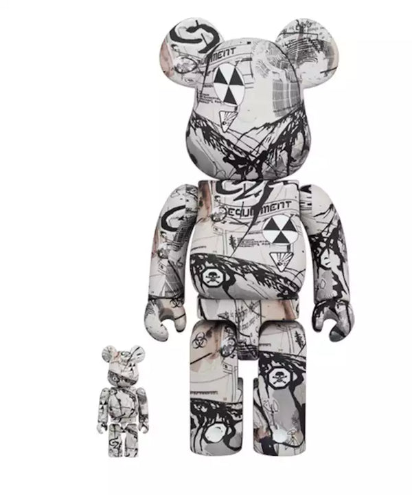 400% & 100% Bearbrick Set – Hiroki Tsukuda 2G Exclusive-Medicom Toy-Bearbrick