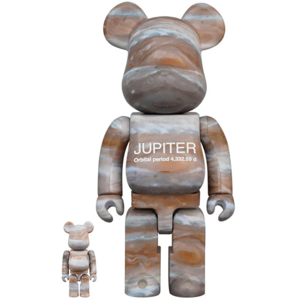 400% & 100% Bearbrick Set – Jupiter (NASA)-Medicom Toy-Bearbrick