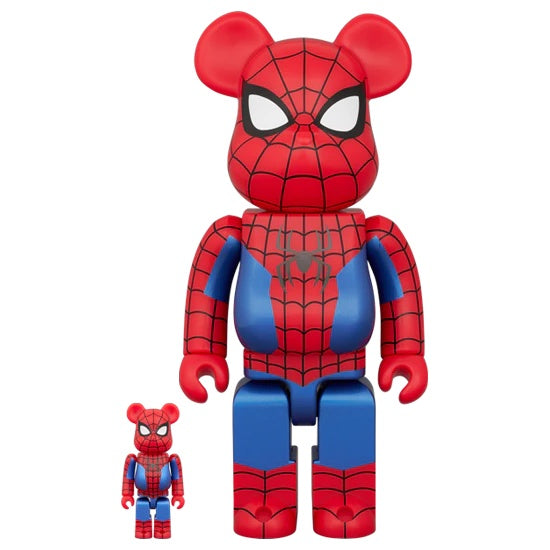 100% & 400% Bearbrick - Spider-Man (FINAL SUIT)