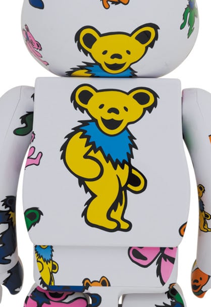 Bearbrick 1000% - Grateful Dead (Dancing Bears Pattern)