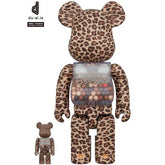 400% & 100% Bearbrick set - My First Bearbrick Baby (Leopard)