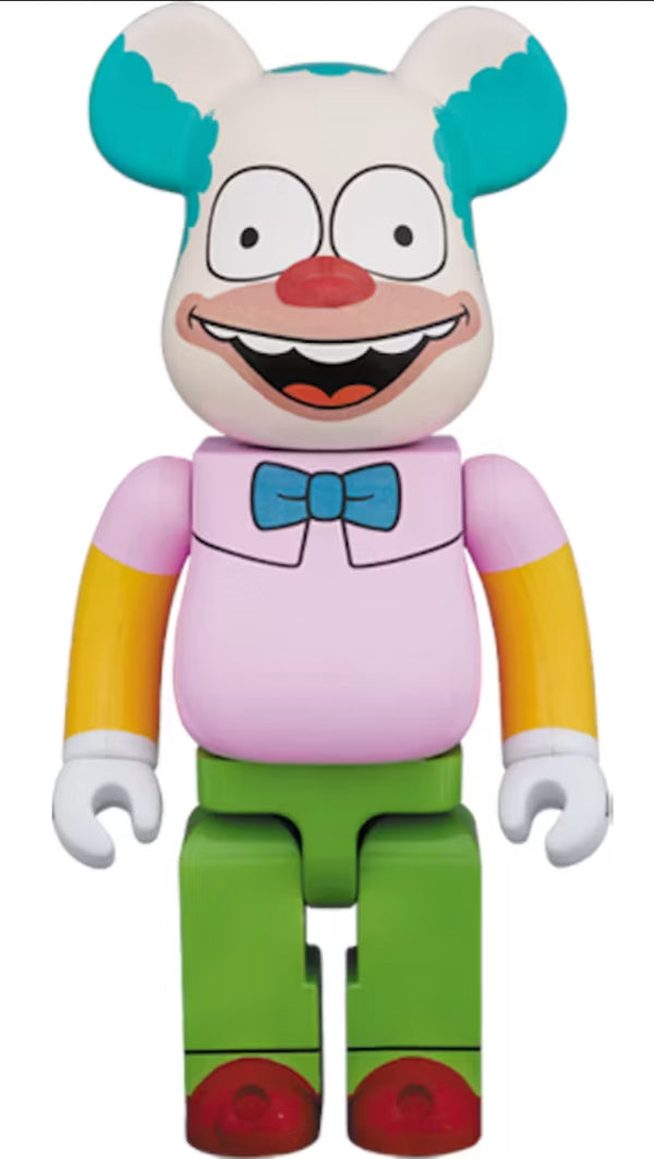 400% Bearbrick – Krusty the Clown (Simpsons)-Medicom Toy-Bearbrick