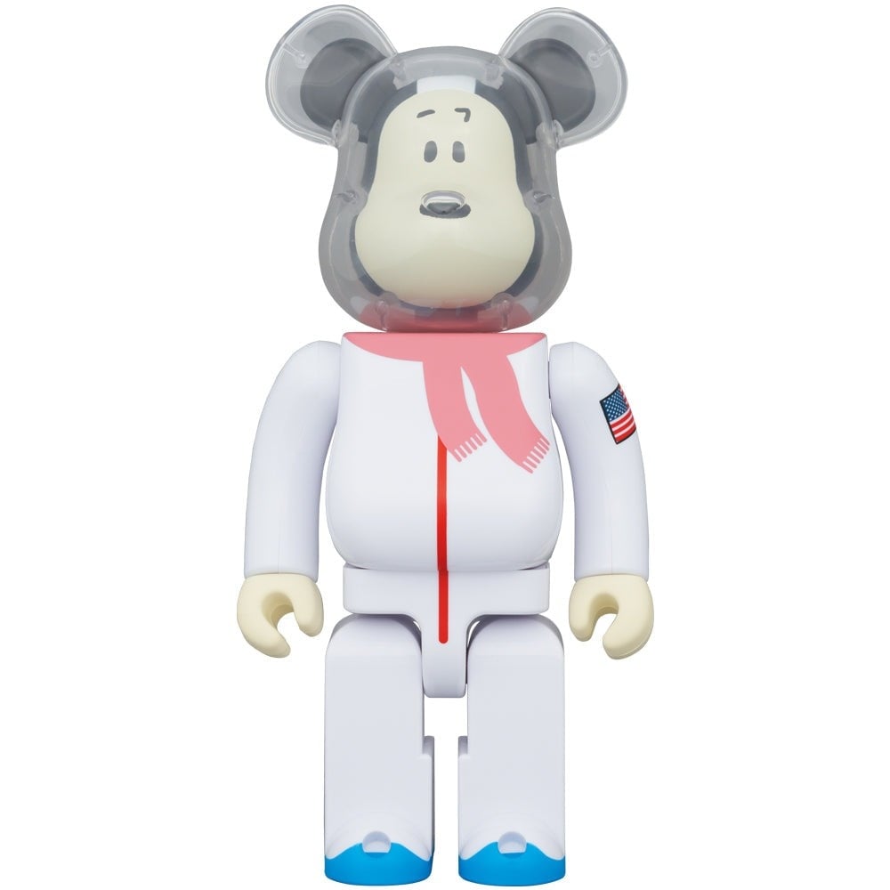 Set Bearbrick 400% - Astronaut Snoopy (BWWT 3)