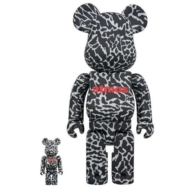 400% & 100% Bearbrick Set – Atmos - Reverse Elephant-Medicom Toy-Bearbrick