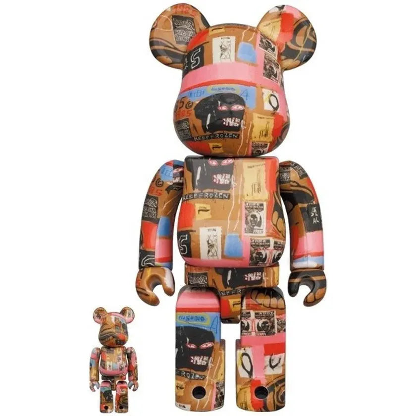 Set Bearbrick 400% & 100% – Andy Warhol x Jean-Michel Basquiat #2