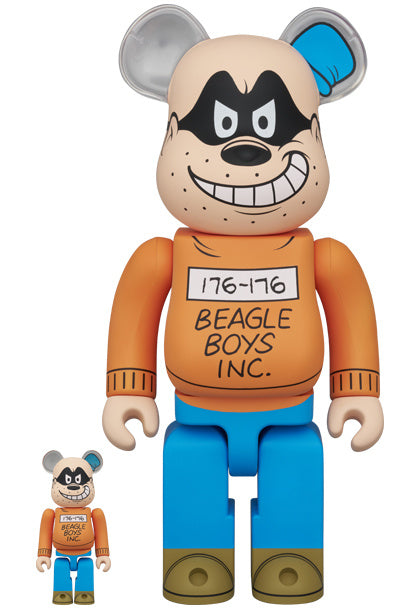 400% & 100% Bearbrick set - Beagle Boy (Disney)