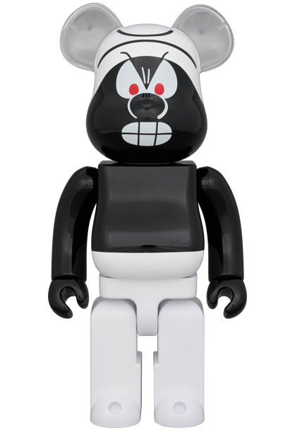 400% Bearbrick - Smurf (Black)