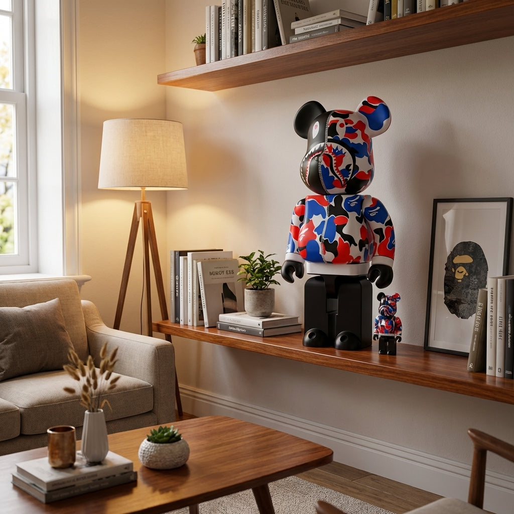 400% & 100% Bearbrick Set – Bape Store London- Shark-Medicom Toy-Bearbrick